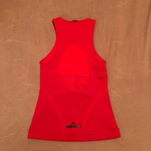 Active Wear Racer Back Red Tank